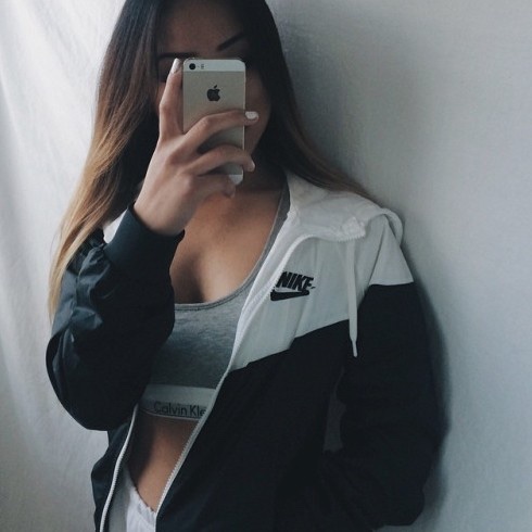 NIKE 運動外套 AS NIKE WINDRUNNER 防風外套黑白配色-1