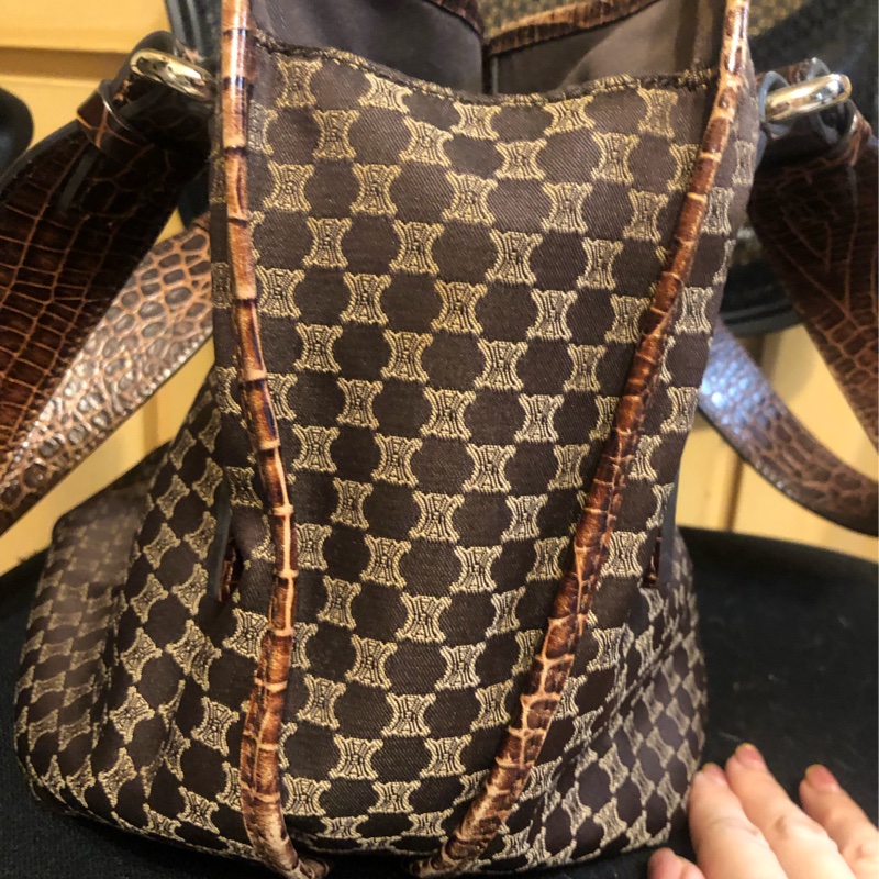 Celine Macadam老花圖騰 手提肩背包 極新品-2