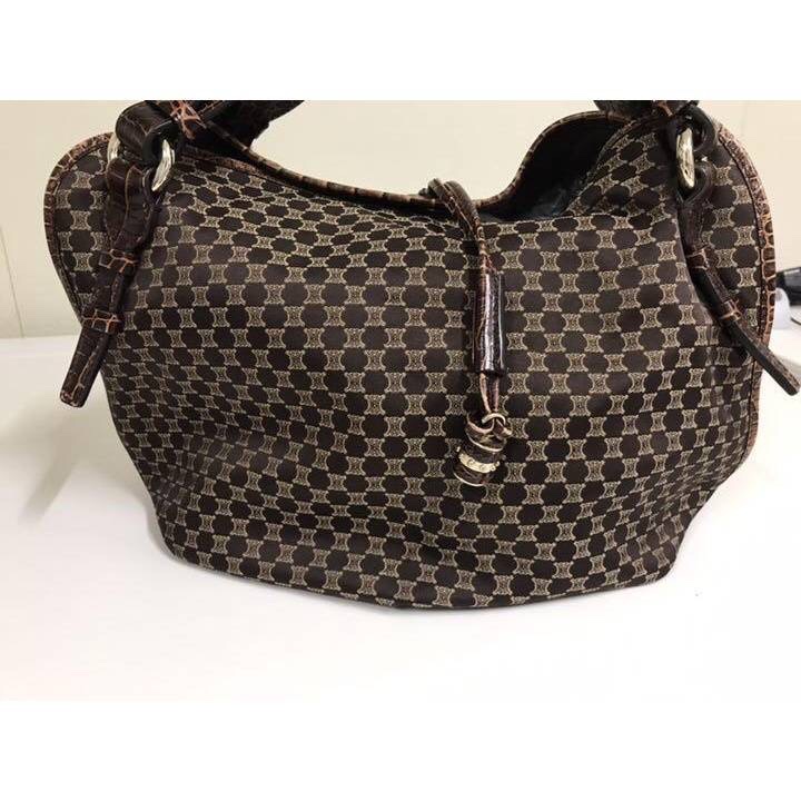Celine Macadam老花圖騰 手提肩背包 極新品-8
