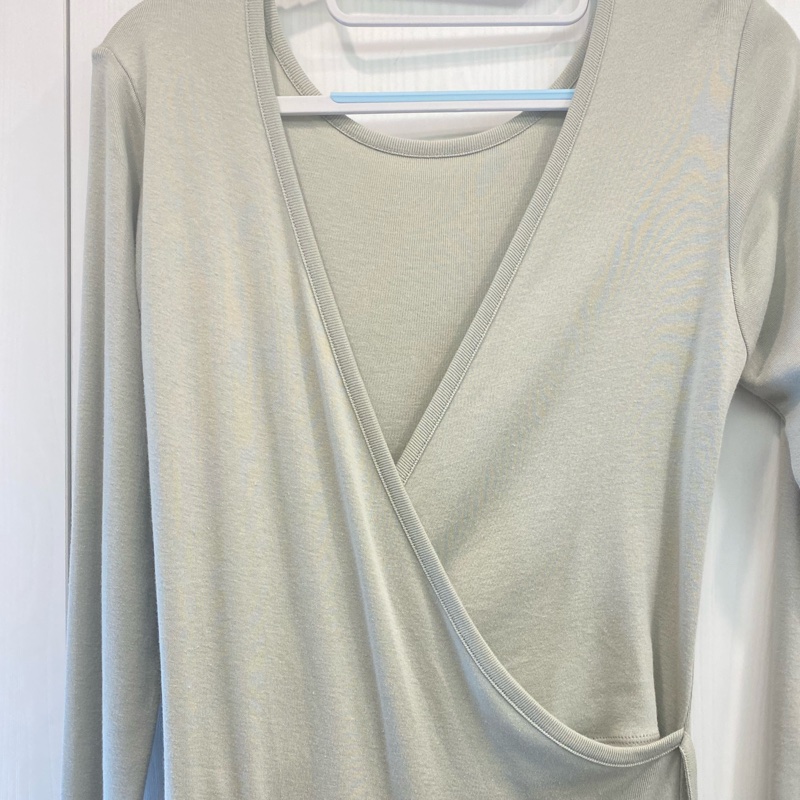 日系品牌SNIDEL雙面穿薄荷奶綠氣質洋裝（全新）-6