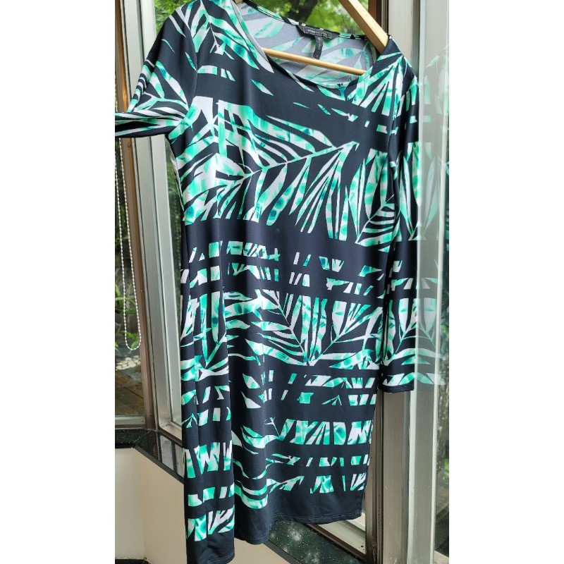 BCBG 七分袖綠彩上衣 （S號）-4