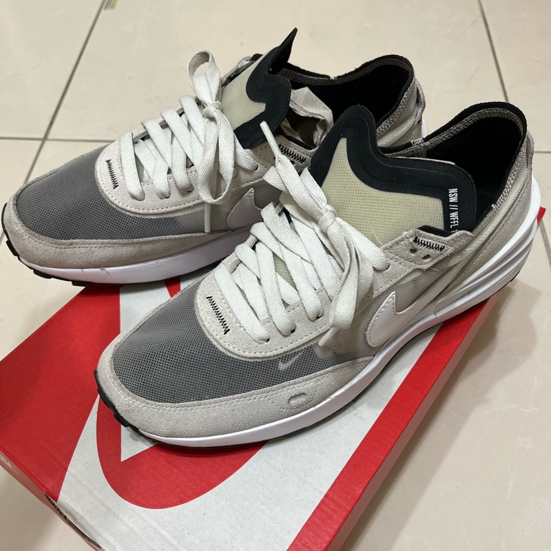 NIKE WAFFLE ONE 黑白灰 25-3