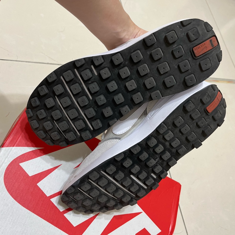 NIKE WAFFLE ONE 黑白灰 25-4