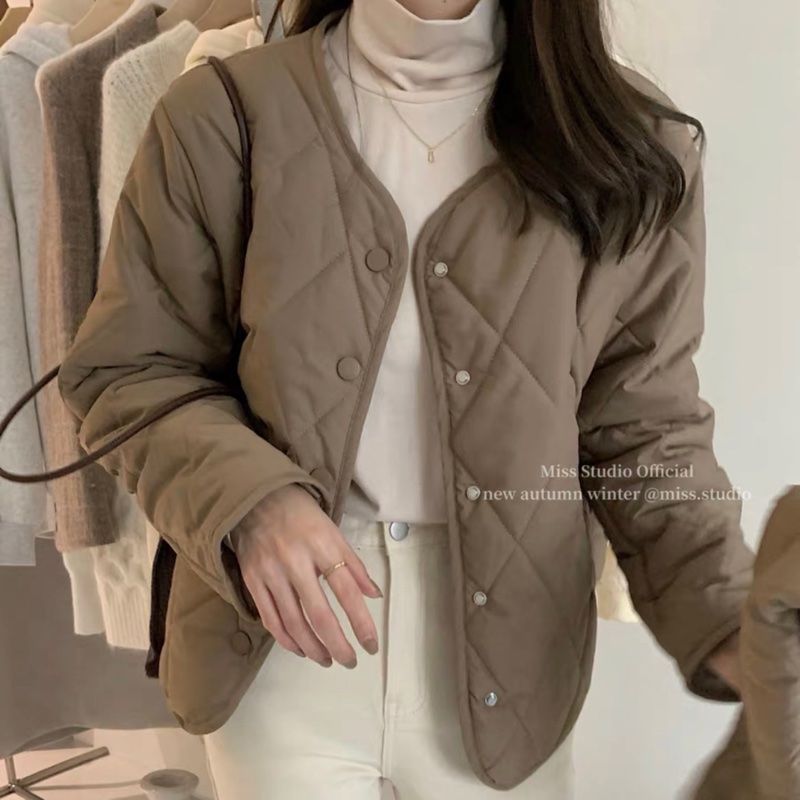 Selection.21｜菱格麵包外套 可可色🥐-0