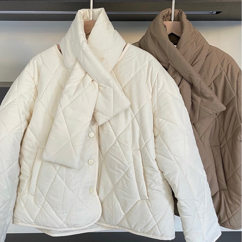 Selection.21｜菱格麵包外套 可可色🥐-1