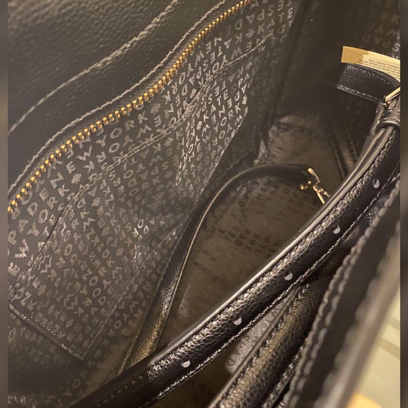 Kate Spade 黑白手提包 側背包 附背帶-2