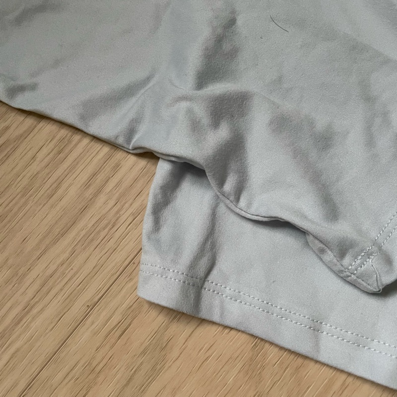 美國品牌｜Streetwear Society 前挖空上衣｜彈性長袖｜露胸｜瑜伽衣｜淺藍色｜漏胸｜二手衣-2