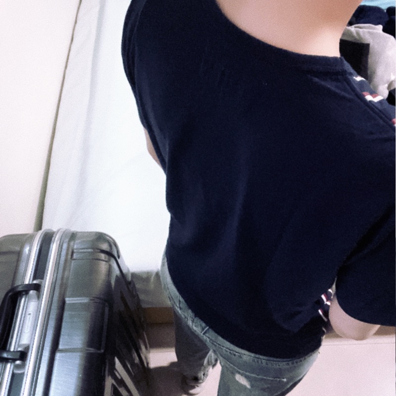 日韓風 紳士直條藍  約會穿搭-2