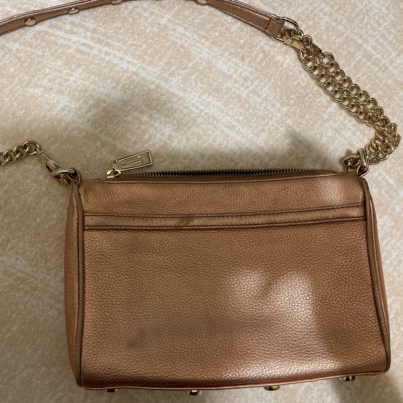 「0987專屬下單區」Rebecca Minkoff Mini Mac復古玫瑰金配色-1