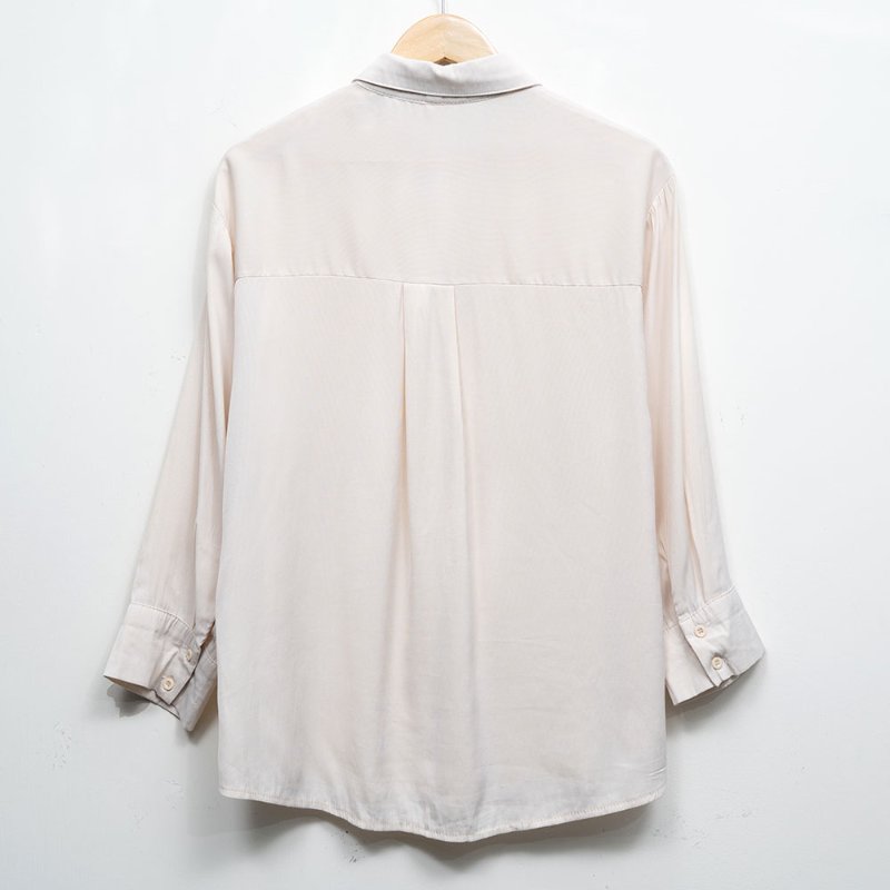 【梁以辰私服】杏色襯衫-3