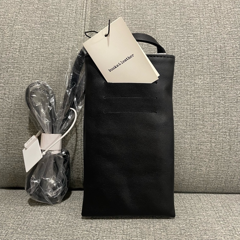 Bucks&leather韓國真皮質感手機背帶包-2