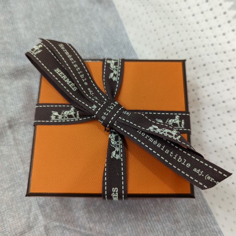 （全新）Hermes Mini Pop H 耳環 - 桃金-5