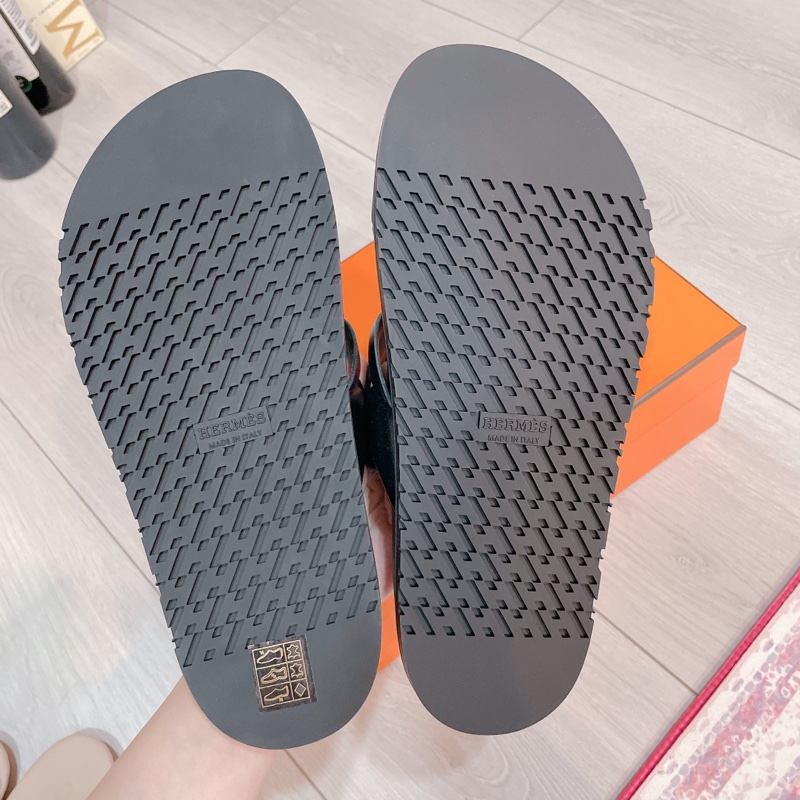 真品hermes新款豬鼻子二舅鞋38-5