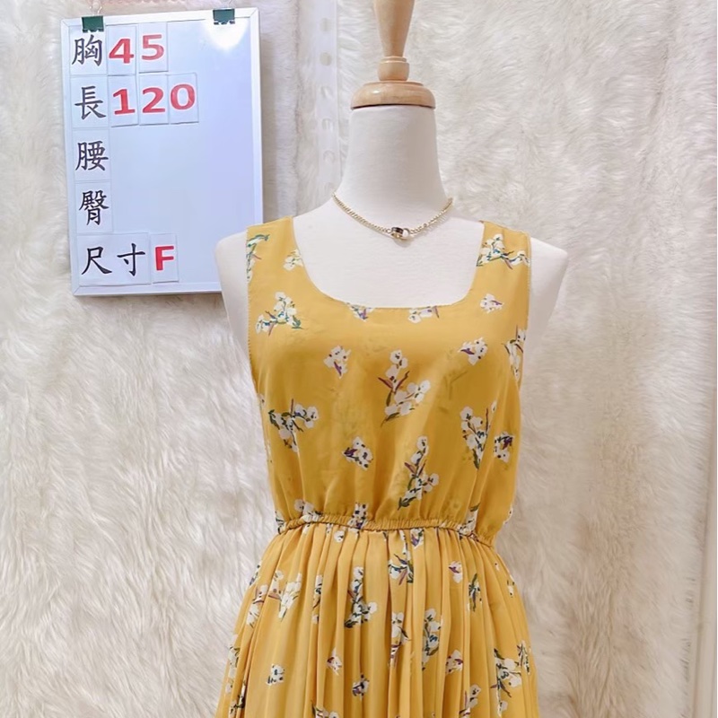 韓版❤️碎花縮腰洋裝-3