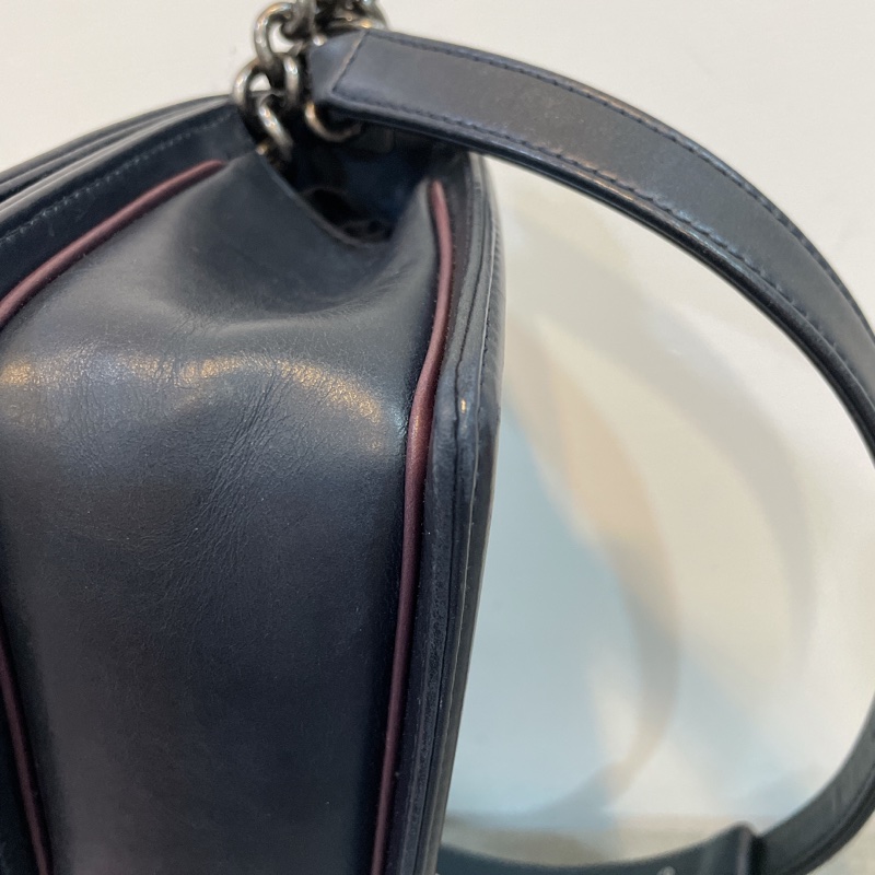 真品香奈兒經典包boy chanel 25公分限量Paris-Salzburg工坊系列-2