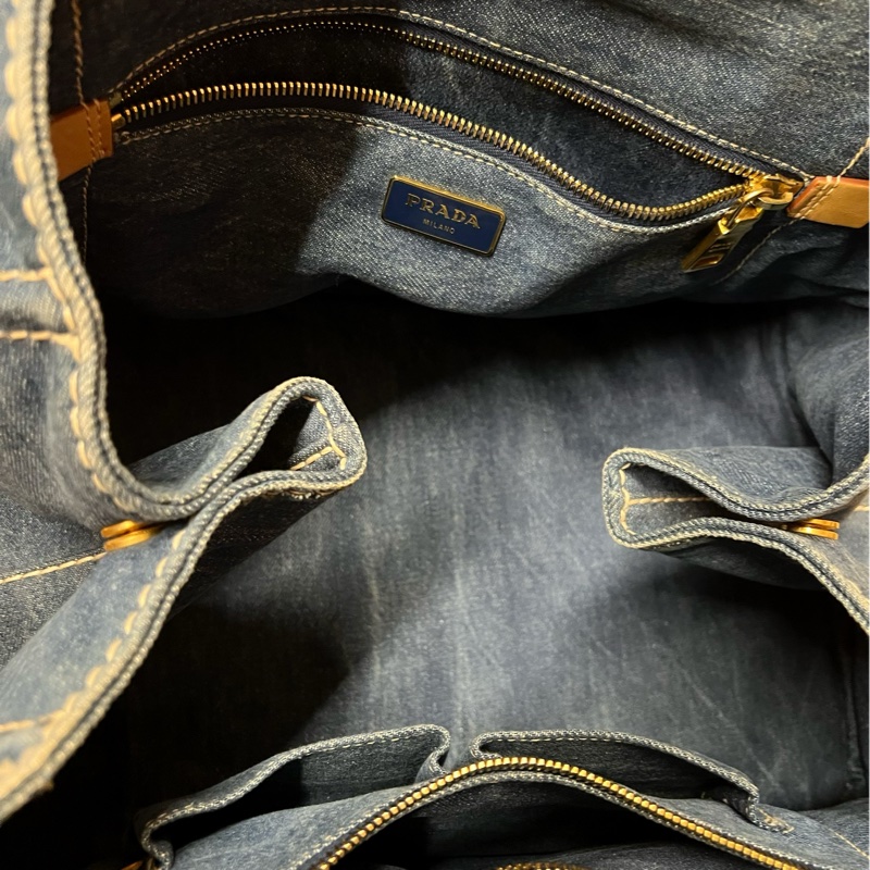 Prada牛仔包-3