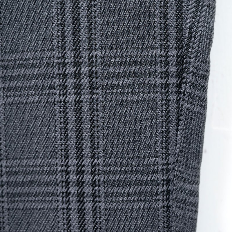 【曲艾玲私服】GU 深灰色格紋西裝褲-2