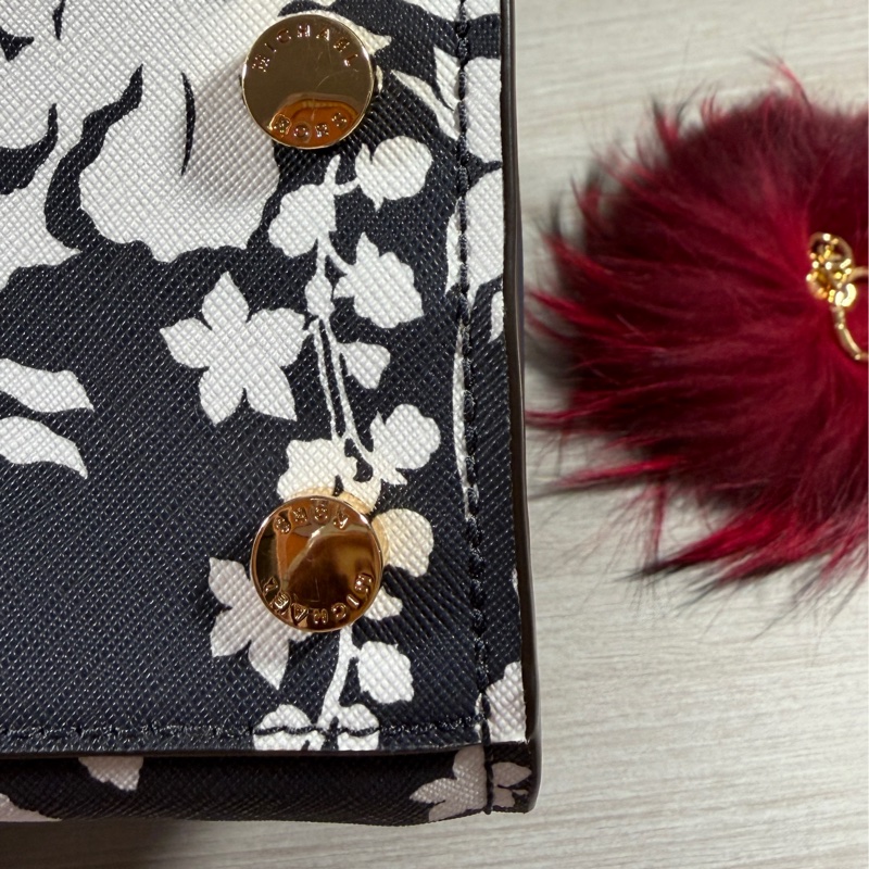 Michael Kors 海軍藍花卉印花雙肩包-9