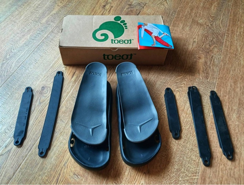 TOEOT 韓國百變涼鞋自製涼鞋 拖鞋 韓流 潮流 黑灰-4