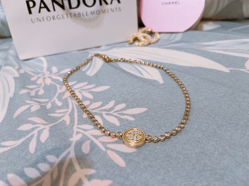 香奈兒頸鏈 不知真假但有鋼印-4