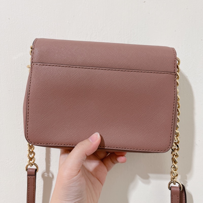 Michael kors mk 乾燥玫瑰 鏈包 鏈條包 小方包-1