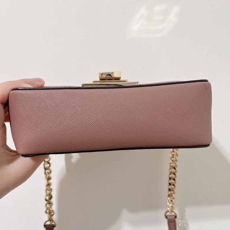 Michael kors mk 乾燥玫瑰 鏈包 鏈條包 小方包-5