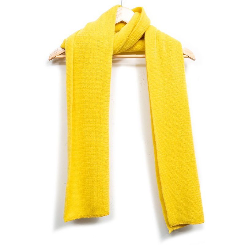 【陳喬恩私服】藍色/黃色圍巾-1