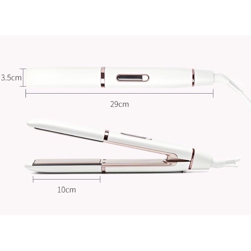NOVUS 離子夾 直髮夾 直捲兩用電熱棒-4
