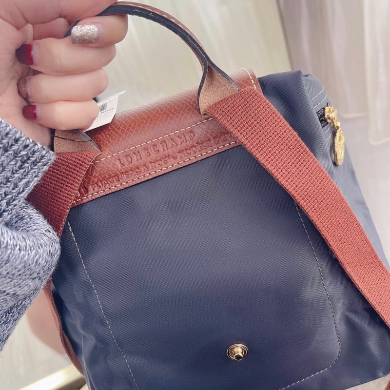 Longchamp 大象灰後背包|PopChill 拍拍圈