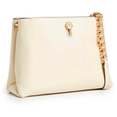 全新 Tory Burch Lily 鏈條斜背包 防刮 米白-1
