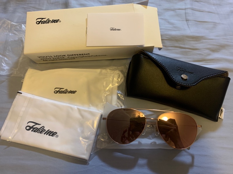 限量款Fakeme墨鏡 玫瑰金、銀色-0