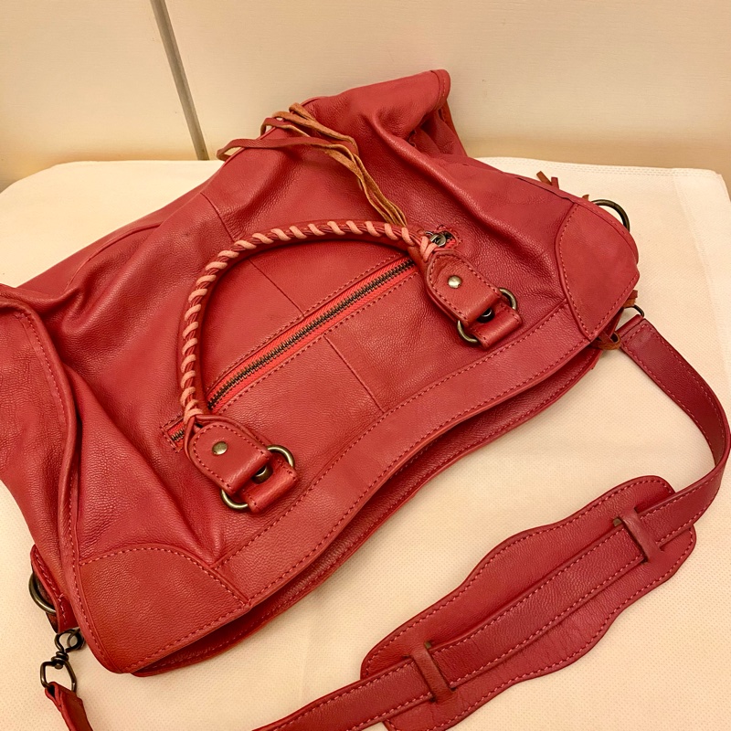 韓國品牌【ensoen 】真皮機車包-4