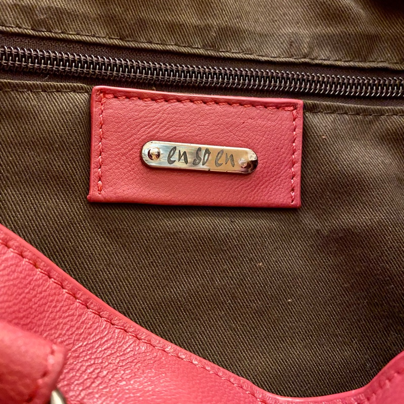 韓國品牌【ensoen 】真皮機車包-5