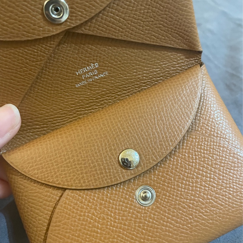 愛馬仕金剛金卡夾零錢包-2