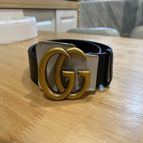 Gucci Marmont Belt Double GG 39760 4cm