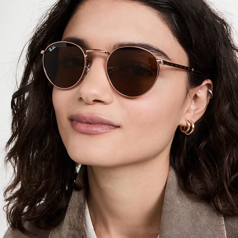 雷朋RayBan 復古圓框墨鏡 尺寸：47-2