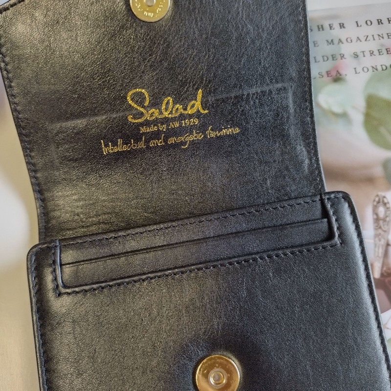 Salad 多卡格真皮中夾皮夾 Tough 副牌-2