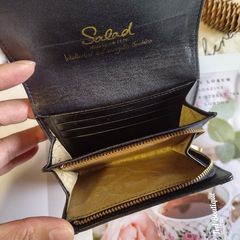 Salad 多卡格真皮中夾皮夾 Tough 副牌-3