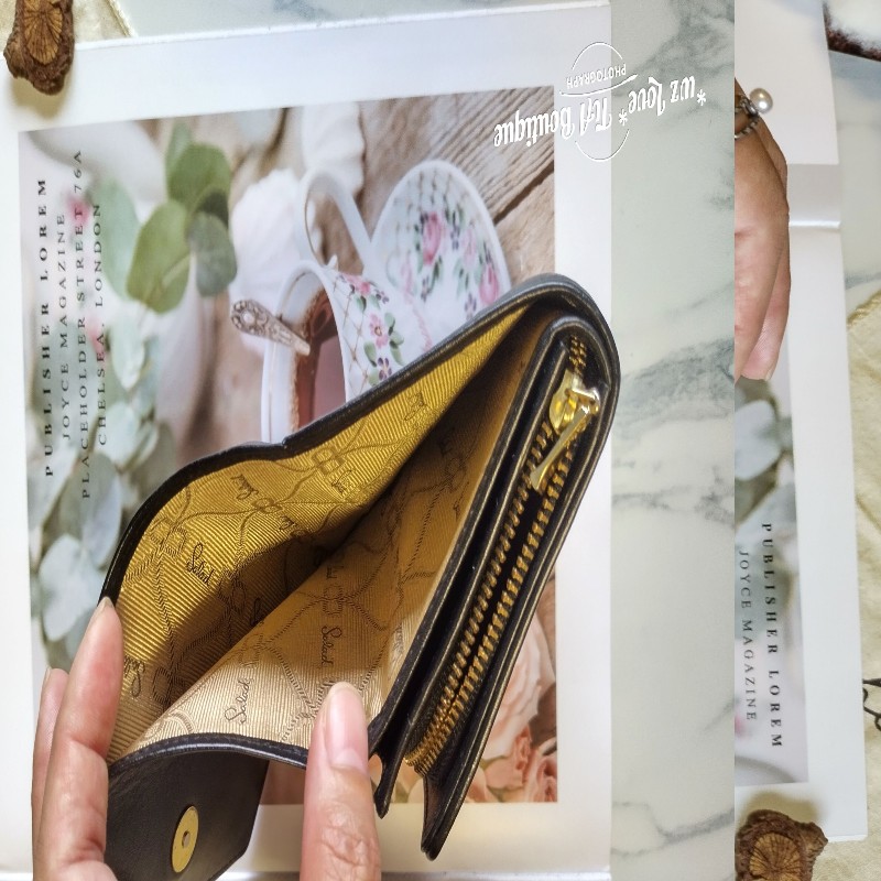 Salad 多卡格真皮中夾皮夾 Tough 副牌-4