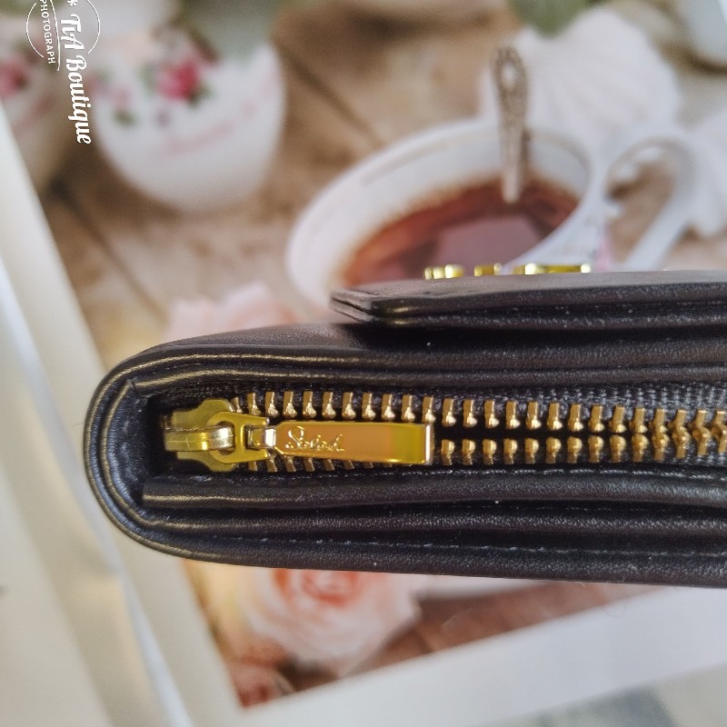 Salad 多卡格真皮中夾皮夾 Tough 副牌-5