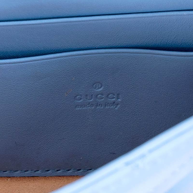 【Gucci】GG Marmont 山型紋絎縫小牛皮WOC手拿/斜背金鍊包-6