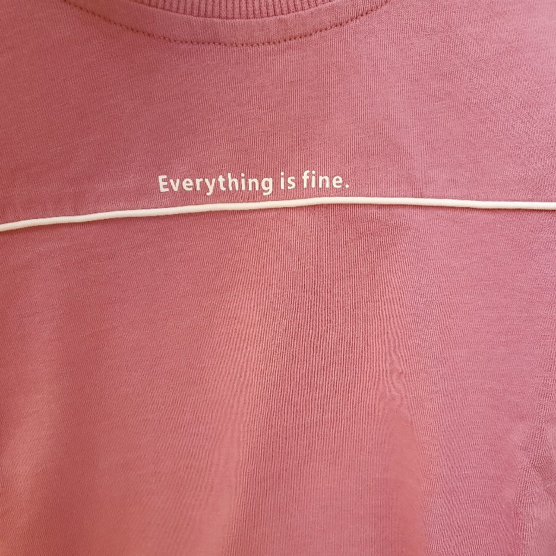 Sisjeans短版拼接棉質T-2