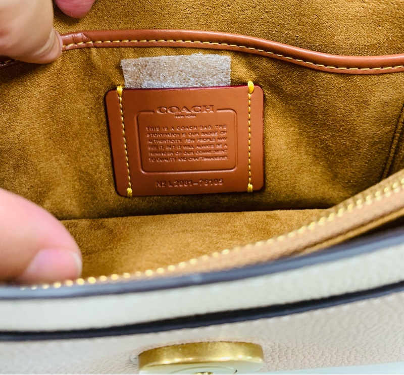 Coach Tabby 26 拼奶茶色-3