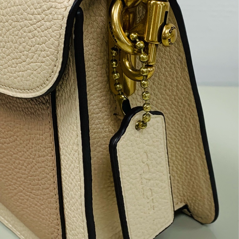 Coach Tabby 26 拼奶茶色-5