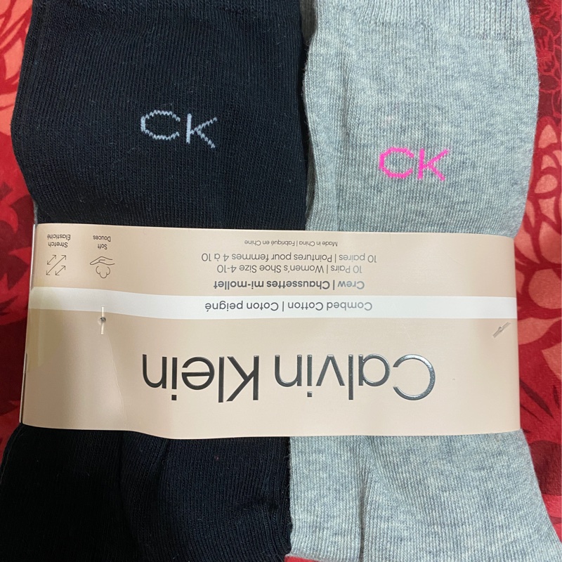 全新正品Calvin Klein女生中筒襪(10雙)-0