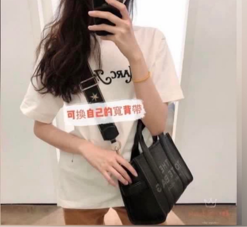 正品現貨 - Marc Jacobs 奶茶色皮質托特包 (mini尺寸)-5