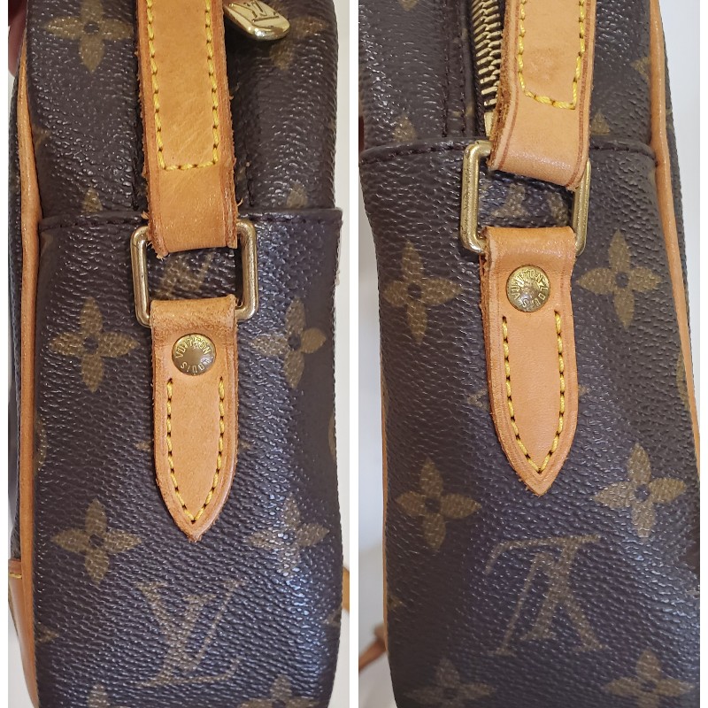 🎀👜Mandy Vintage Boutique👜🎀曼蒂二手精品 日本二手正品橫版記者包,航空包，空姐包 M51274-3