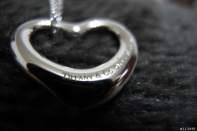 Tiffany &co Open Heart 鏤空心形鍊墜-2