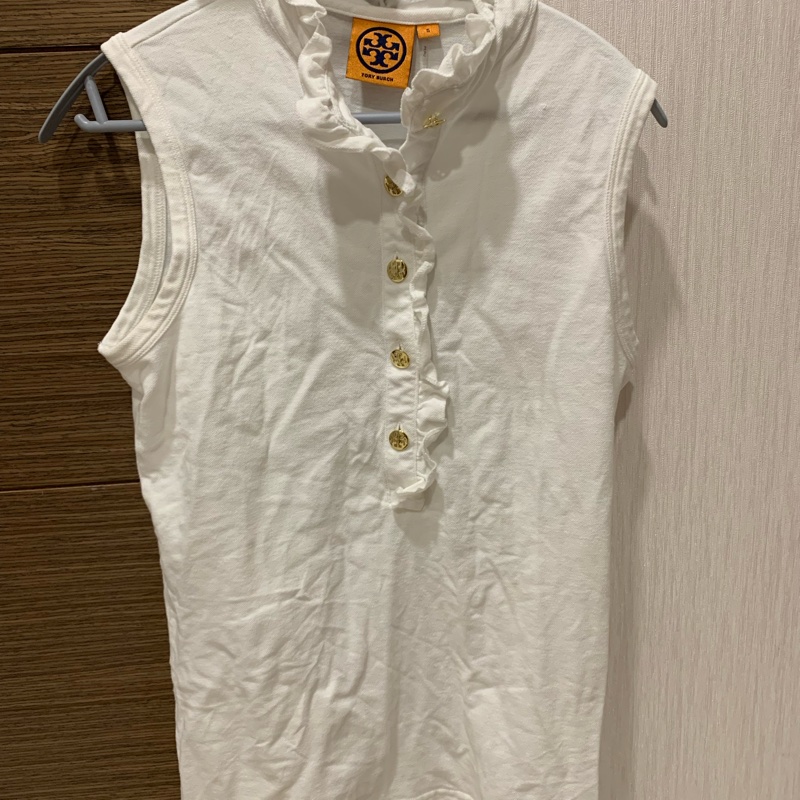 Tory Burch 金釦無袖上衣-0