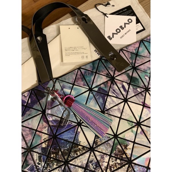 二手附購證⭐️三宅一生Issey Miyake BAO BAO包 特殊款限量款礦物包⭐️大款8*8 Ella同款-3
